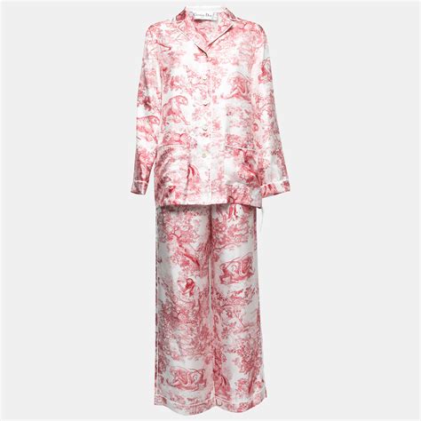 dior silk pajamas set